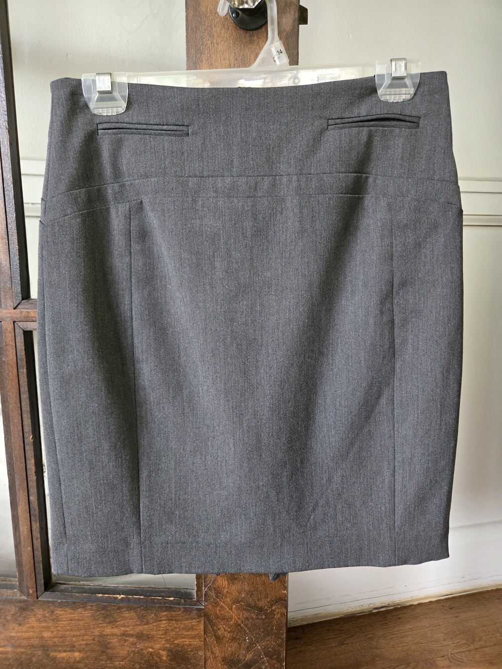 Express Charcoal Pencil Skirt - Classic Office Wear